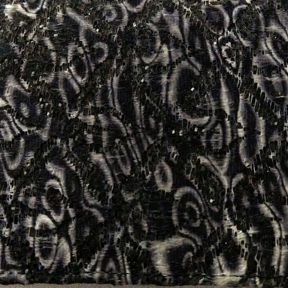 Express Floral Lace Flare Skirt and  Matching Clutch Purse - Picture 10 of 13